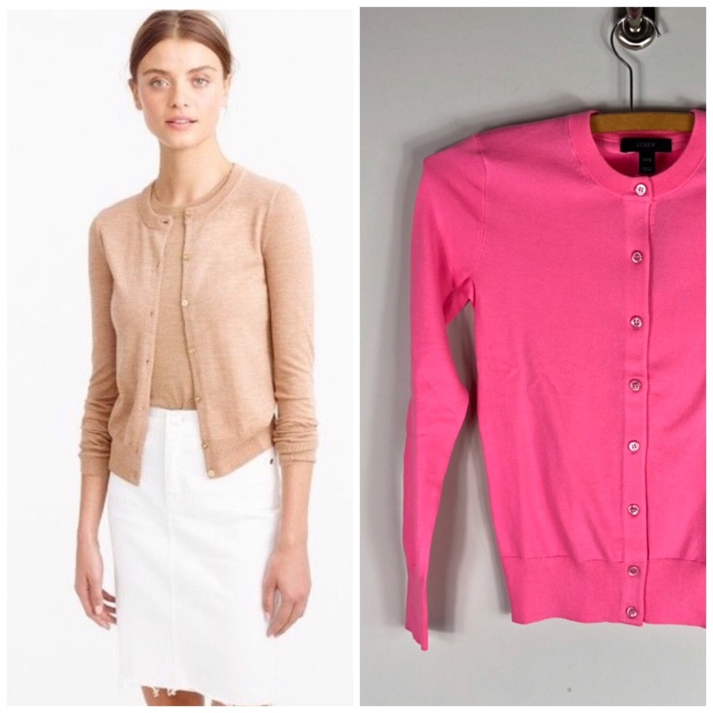 NEW J. Crew Cotton Jackie Cardigan Sweater 296